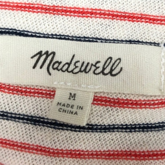 Madewell Retro Sacramento Stripe Recycled Ringer T - Picture 7 of 7